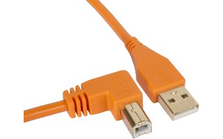 UDG U95004OR - ULTIMATE CABLE USB 2.0 A-B ORANGE ANGLED 1M